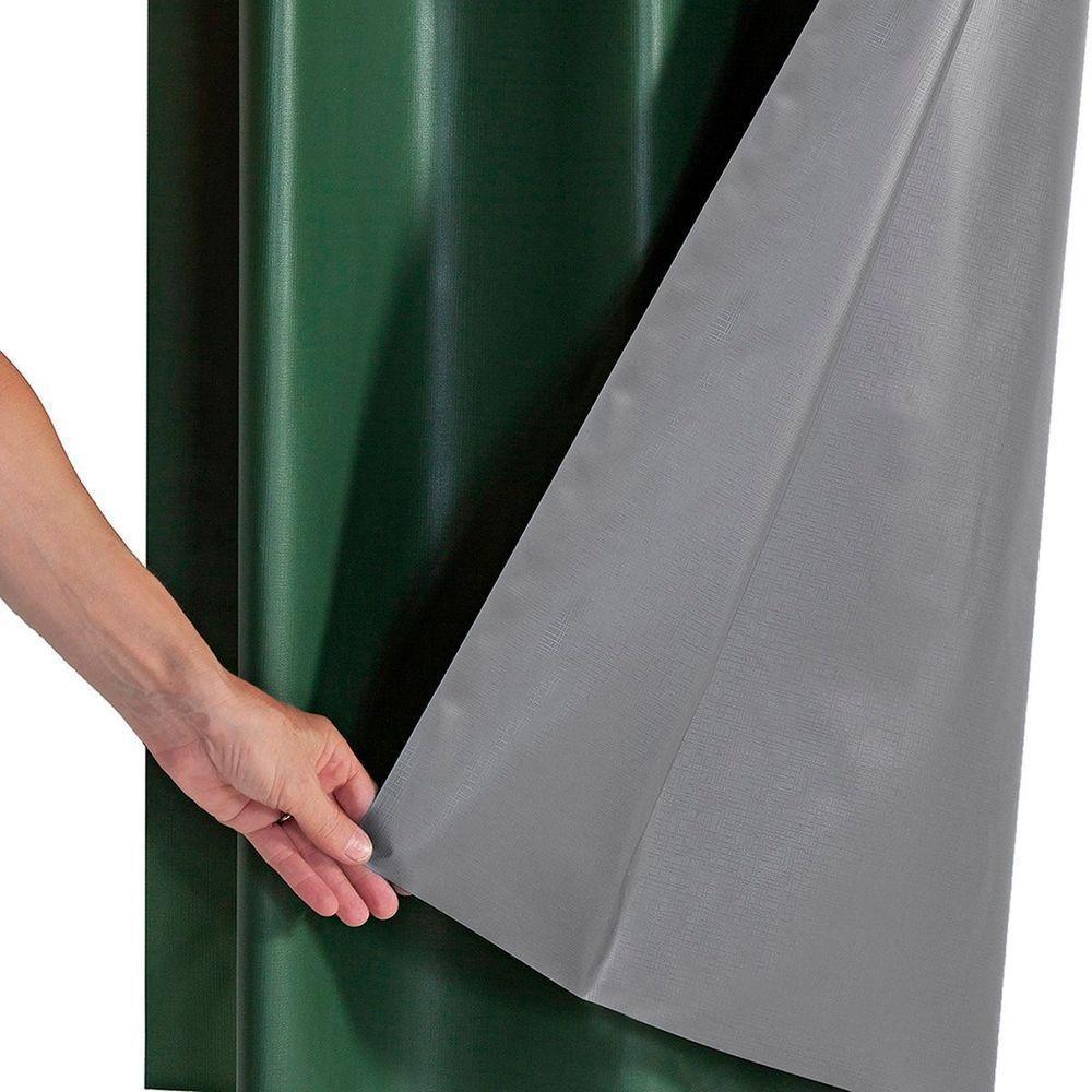 Cortina Blackout Pvc 2,80m X 1,80m 100% Policloreto De Vinila - Verde - 2