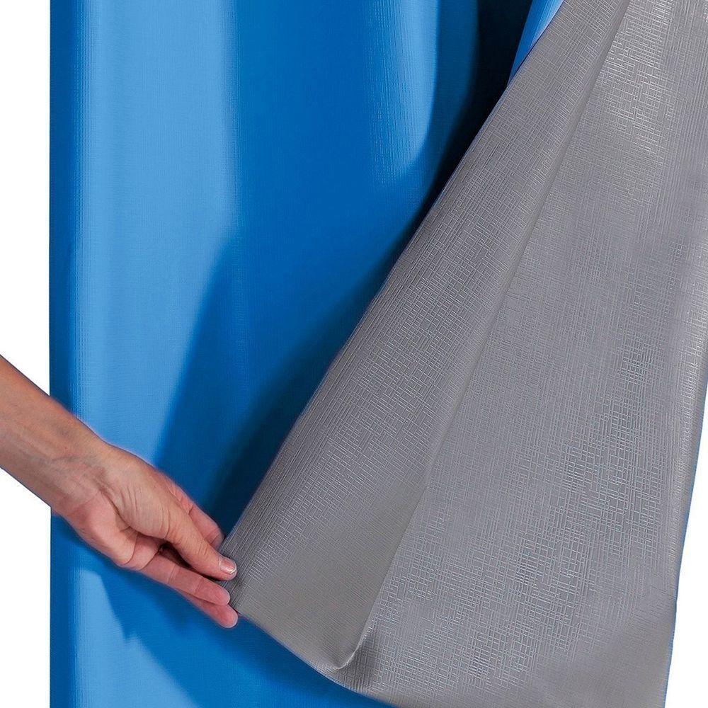 Cortina Blackout Pvc 2,80m X 1,80m 100% Policloreto De Vinila - Azul - 2
