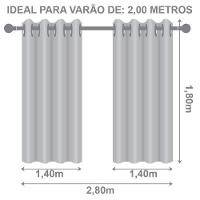 Cortina Blackout Pvc 2,80m X 1,80m 100% Policloreto De Vinila - Lilás - 4