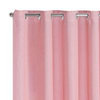 Cortina Dual Microfibra Voil Gaze Belga 2,70m X 2,30m 100% Poliéster - Rosa - 6