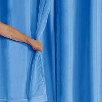 Cortina Blackout Voil Liso 2,80m X 2,30m Voil 100% Poliéster/forro 100% Pvc - Azul - 2