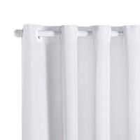 Cortina Dual Forro Microfibra C/ Voil Liso 4,00m X 2,70m 100% Poliéster - Branco - 3