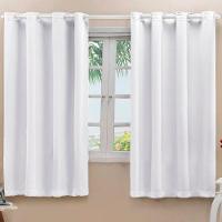 Cortina Blackout Tecido Prime 80% Corta Luz 2,70m X 1,60m 100% Poliéster - Branco Gelo - 2