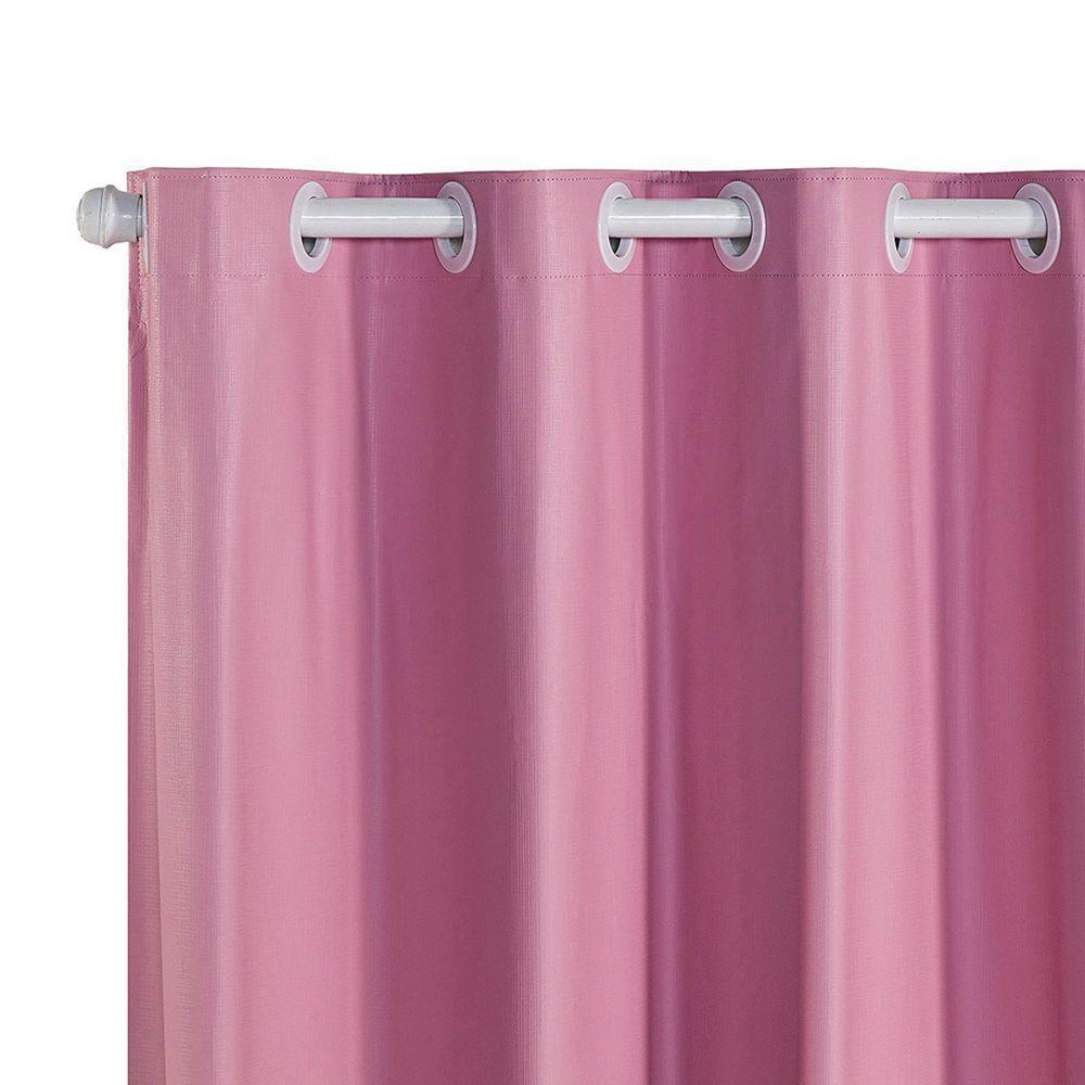 Cortina Blackout Pvc 2,80m X 1,80m 100% Policloreto De Vinila - Rosa - 1