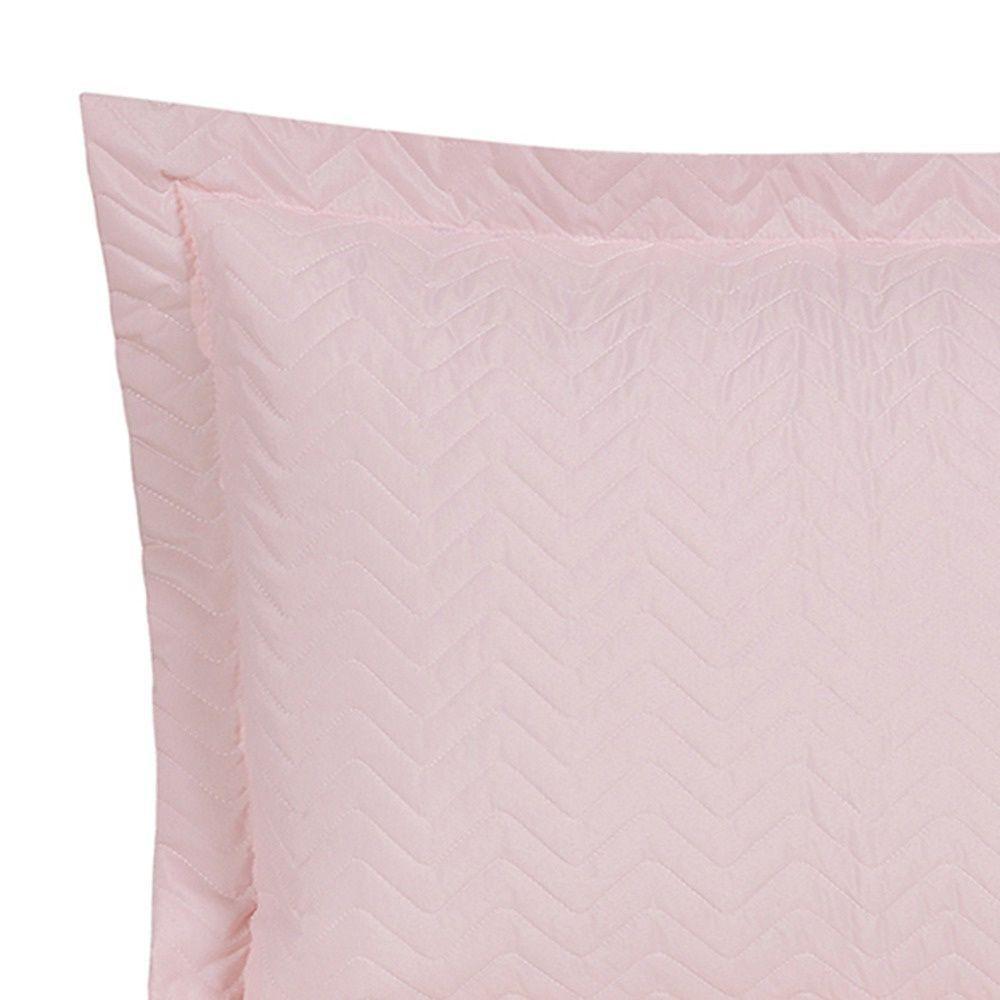 Porta Travesseiro Premier King Avulso 90cm X 50cm Hipercal 200 Fios 80% Algodão, 20% Poliéster - Rosa - 2