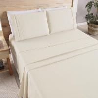 Jogo De Cama Premier Casal 04 Peças Hipercal 200 Fios 80% Algodão, 20% Poliéster - Palha - 3