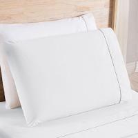 Jogo De Cama Premier Solteiro 02 Peças Hipercal 200 Fios 80% Algodão, 20% Poliéster - Branco - 3