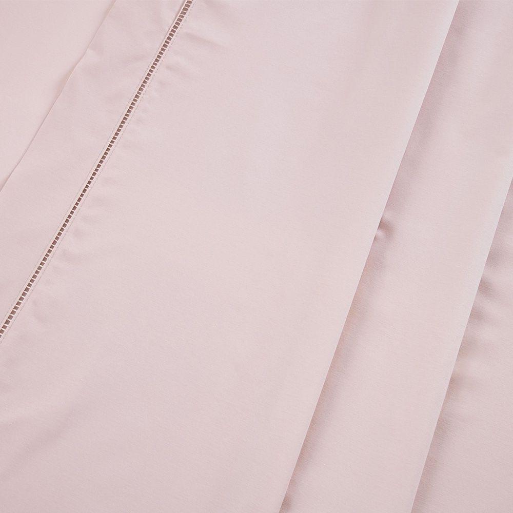 Kit Cobre Leito + Jogo De Cama Premier Casal 7 Peças Hipercal 200 Fios 80% Algodão, 20% Poliéster - Rosa - 9