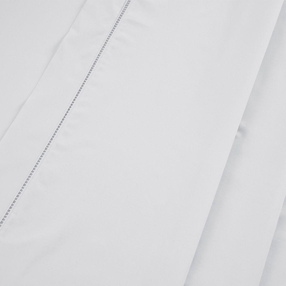 Kit Cobre Leito + Jogo De Cama Premier Casal 7 Peças Hipercal 200 Fios 80% Algodão, 20% Poliéster - Branco - 9