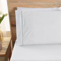 Kit Cobre Leito + Jogo De Cama Premier Casal 7 Peças Hipercal 200 Fios 80% Algodão, 20% Poliéster - Branco - 8