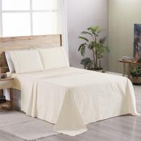 Jogo De Cama Premier King 03 Peças Hipercal 200 Fios 80% Algodão, 20% Poliéster - Palha - 1