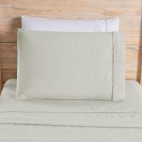 Kit Cobre Leito + Jogo De Cama Premier Solteiro 5 Peças Hipercal 200 Fios 80% Algodão, 20% Poliéster - Caqui - 8