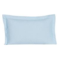 Porta Travesseiro Premier King Avulso 90cm X 50cm Hipercal 200 Fios 80% Algodão, 20% Poliéster - Azul - 1