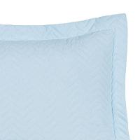 Porta Travesseiro Premier King Avulso 90cm X 50cm Hipercal 200 Fios 80% Algodão, 20% Poliéster - Azul - 2