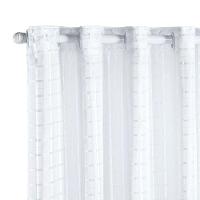 Cortina Dual Forro Microfibra C/ Voil Xadrez 4,00m X 2,70m 100% Poliéster - Branco - 3