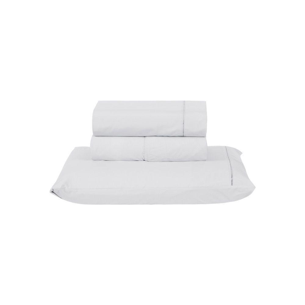 Kit Cobre Leito + Jogo De Cama Premier Solteiro 5 Peças Hipercal 200 Fios 80% Algodão, 20% Poliéster - Branco - 5