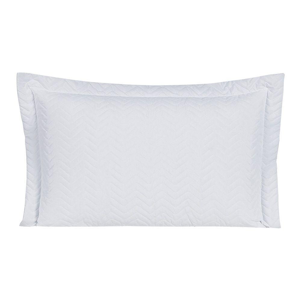 Porta Travesseiro Premier King Avulso 90cm X 50cm Hipercal 200 Fios 80% Algodão, 20% Poliéster - Branco - 1