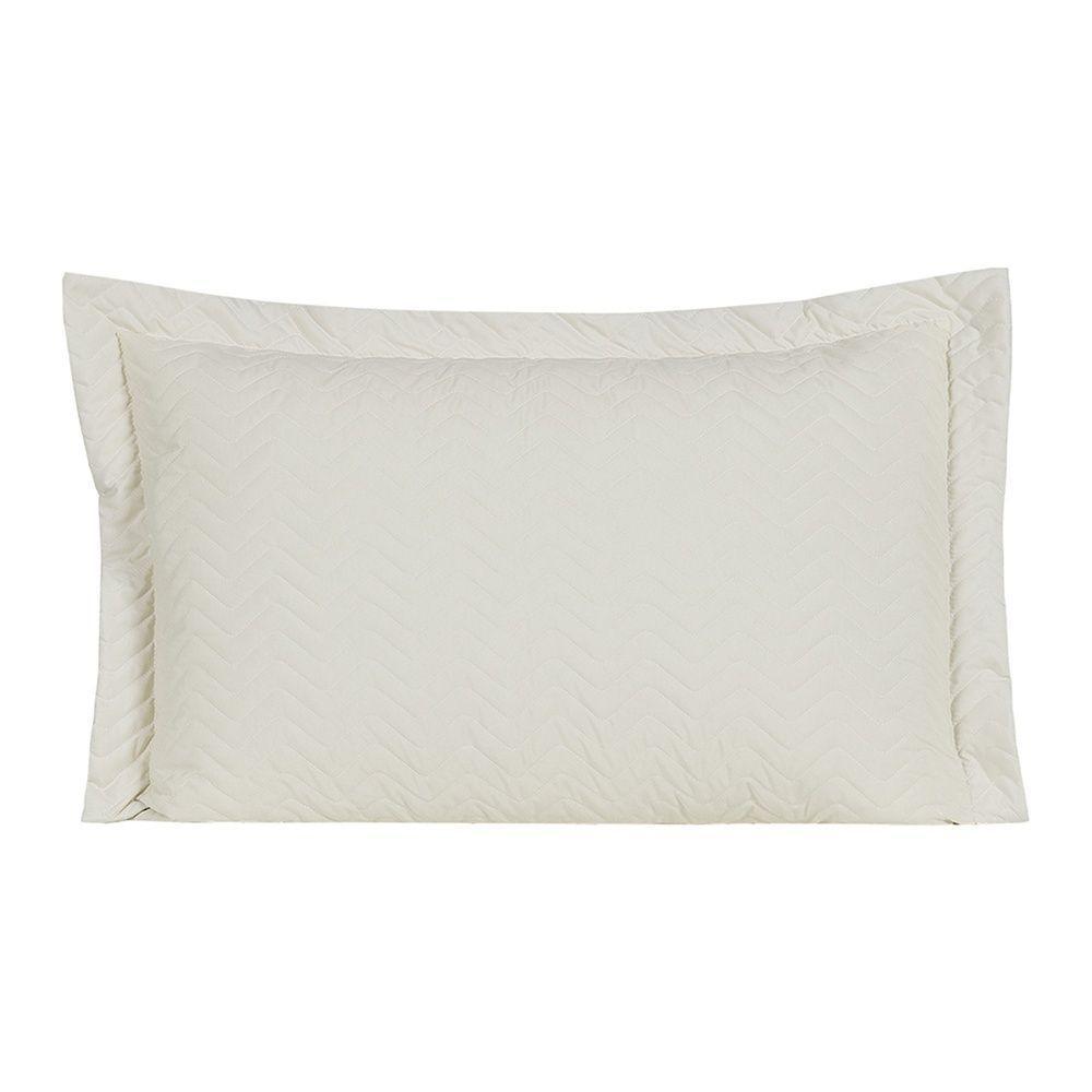 Porta Travesseiro Premier King Avulso 90cm X 50cm Hipercal 200 Fios 80% Algodão, 20% Poliéster - Palha - 1