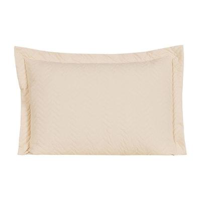 Porta Travesseiro Premier Avulso Hipercal 200 Fios 80% Algodão, 20% Poliéster - Bege