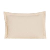 Porta Travesseiro Premier Avulso Hipercal 200 Fios 80% Algodão, 20% Poliéster - Bege - 1
