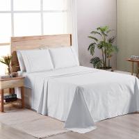 Jogo De Cama Premier Queen 03 Peças Hipercal 200 Fios 80% Algodão, 20% Poliéster - Branco - 1