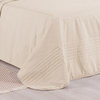 Kit Cobre Leito Premier Solteiro 2 Peças Hipercal 200 Fios 80% Algodão, 20% Poliéster - Bege - 3