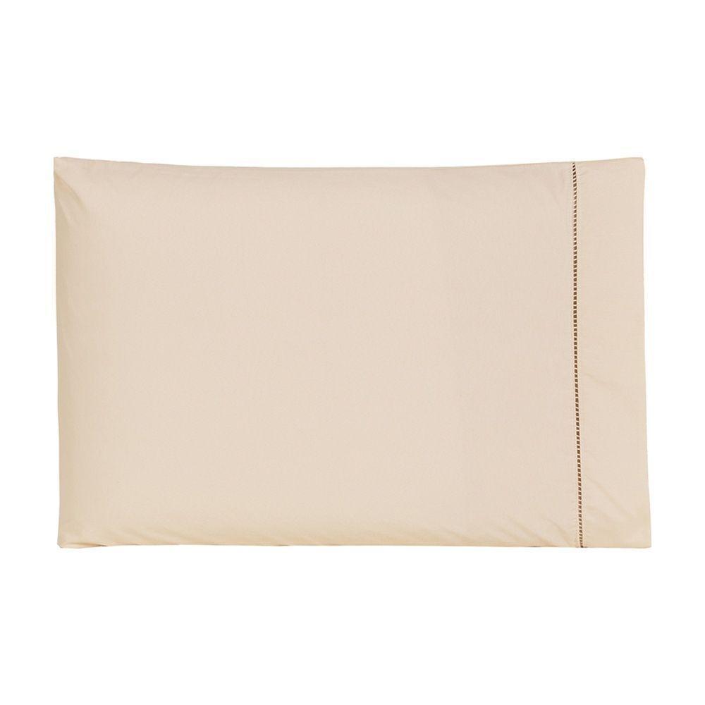 Fronha Premier Avulsa Hipercal 200 Fios 80% Algodão, 20% Poliéster - Bege - 1