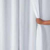 Cortina Tecido Blecaute Com Voil Gaze De Linho 4,00m X 2,70m 100% Poliéster - Branco