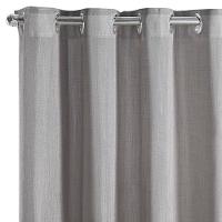 Cortina Voil Gaze De Linho 4,00m X 2,70m 100% Poliéster - Cinza - 3