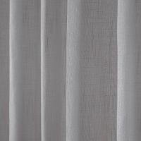 Cortina Voil Gaze De Linho 4,00m X 2,70m 100% Poliéster - Cinza