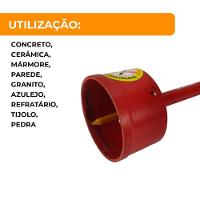 Serra Copo Diamantada Mandril 75mm - 6