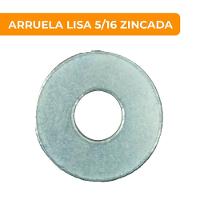 Arruela Lisa 5-16 Aço Zincado Anticorrosão - 5