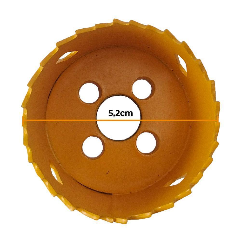Serra Copo Bimetal 52mm 2.1-16 Tolsen único - 4