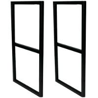 Suportes De Ferro Prateleira Parede E Teto 2 Pçs - 1