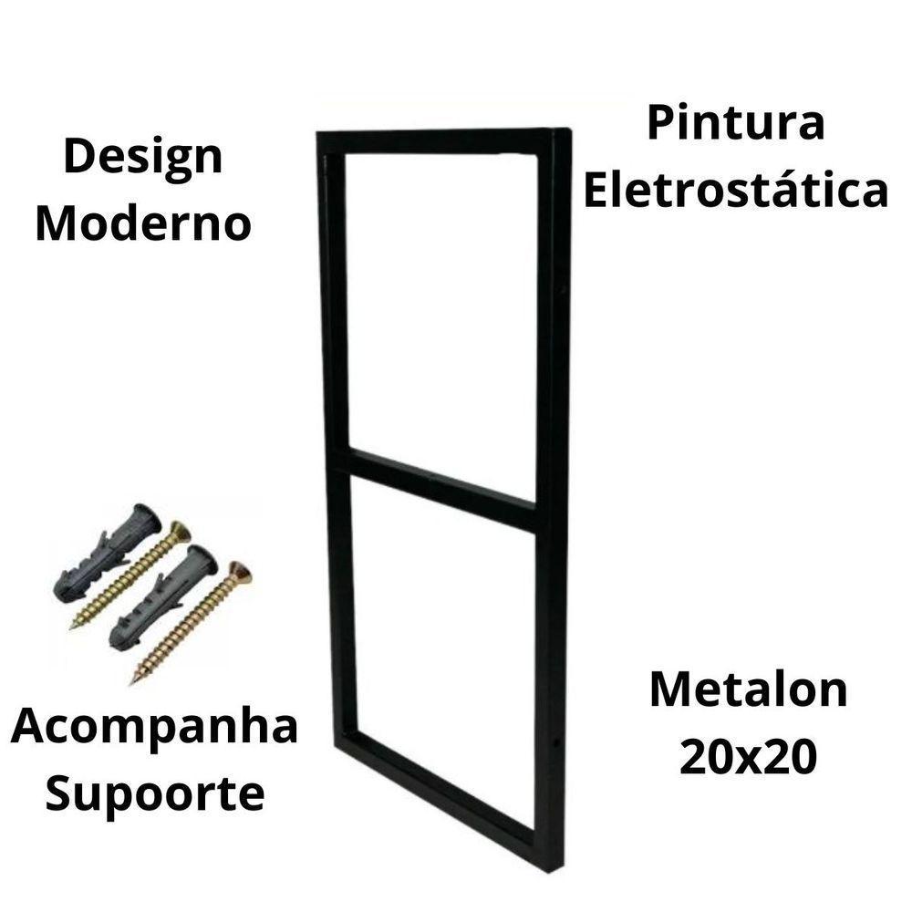 Suportes Para Prateleiras X Estilo Industrial Ferro - 4
