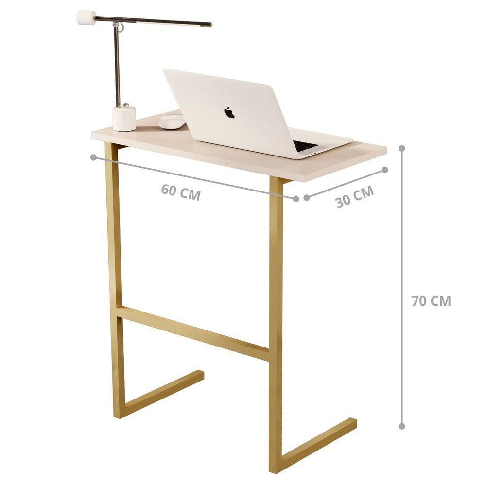 Mesa Para Notebook Thor Pérola Dourado - 3