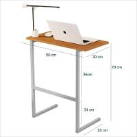 Mesa P Notebook Thor Mdp Pés Ferro Pérola Dourado - 4