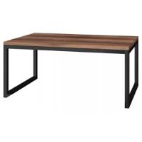 Mesa Centro Sala Pés De Ferro Tampo Mdf 60x40 Amadeirado - 2