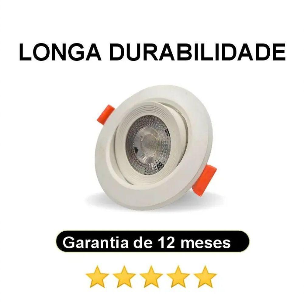 Spot Maxxy Redondo 7w Quente 3000k Max-0447 - 7