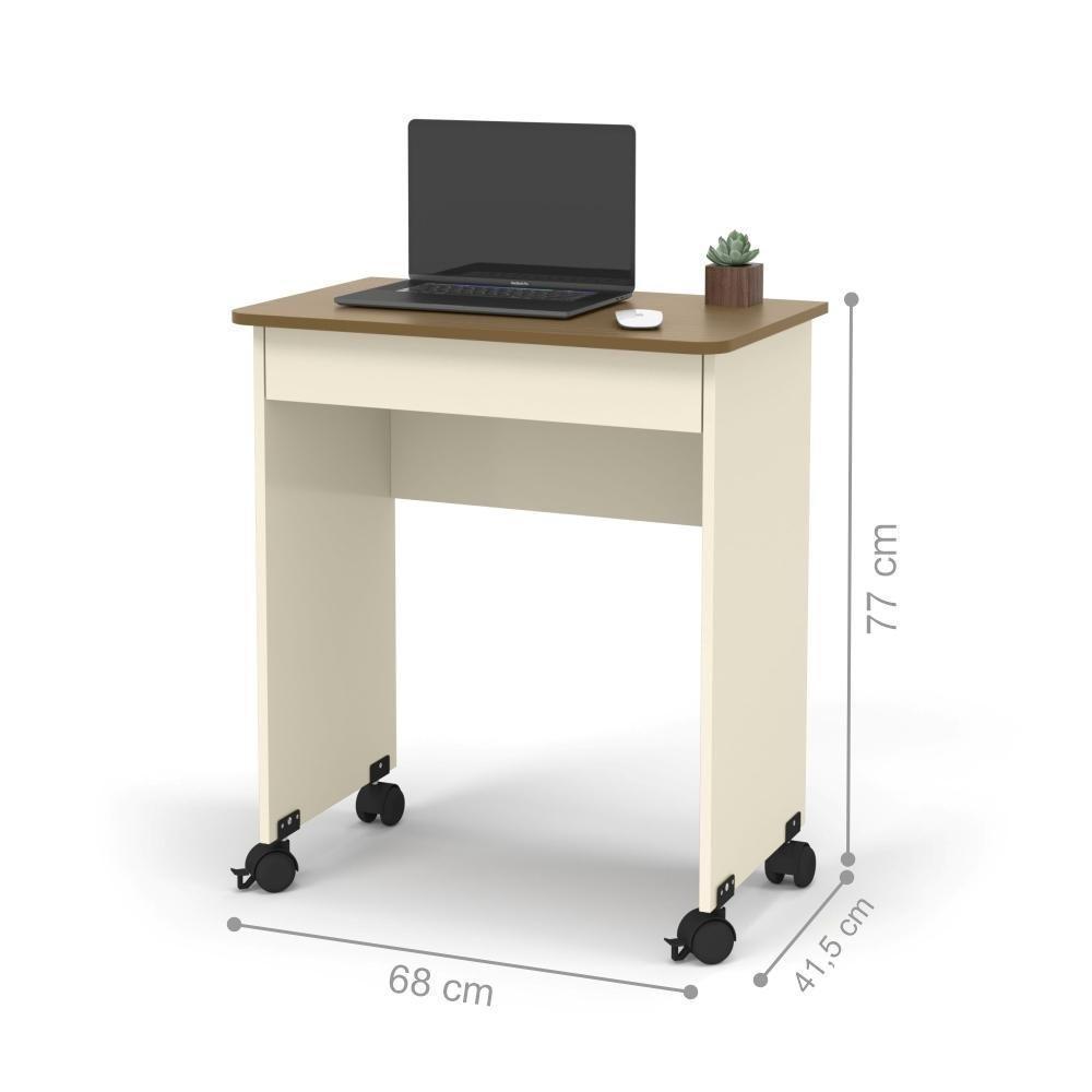 Mesa Escrivaninha Compact Not 0,70 Off White Freijó - 2
