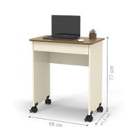 Mesa Escrivaninha Compact Not 0,70 Off White Freijó - 2