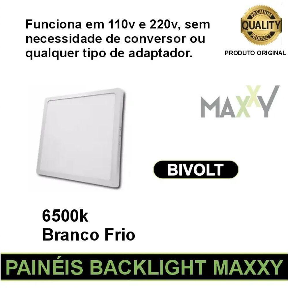 Painel De Led De Sobrepor Quadrado 24w 6500k Max-3246 - 5