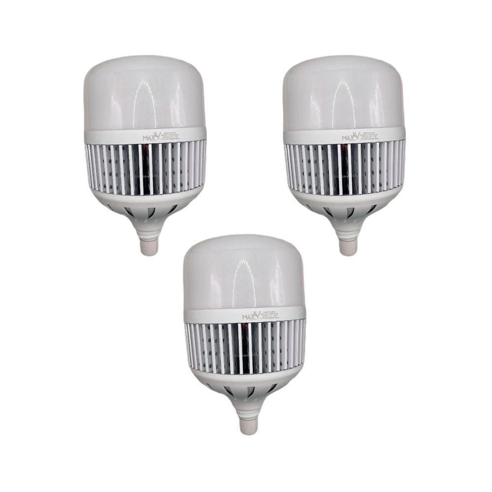 Kit Com 3 Lâmpadas Bulbo Maxxy 200w E27 6500k Max-2230 - 1