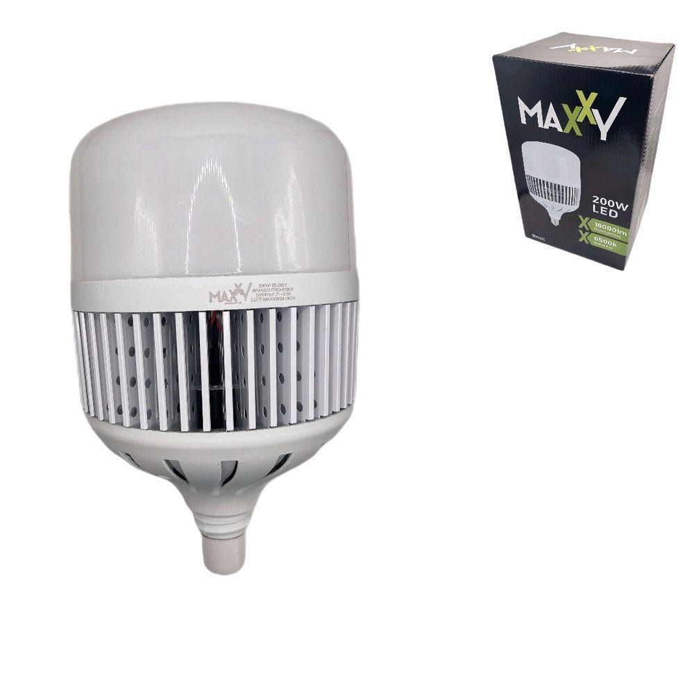 Kit Com 2 Lâmpadas Bulbo Maxxy 200w E27 6500k Max-2230 - 2