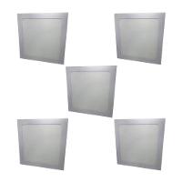Kit Com 5 Painéis Plafon Led Embutir Quadrado 18w 6500k Max-0359 - 1