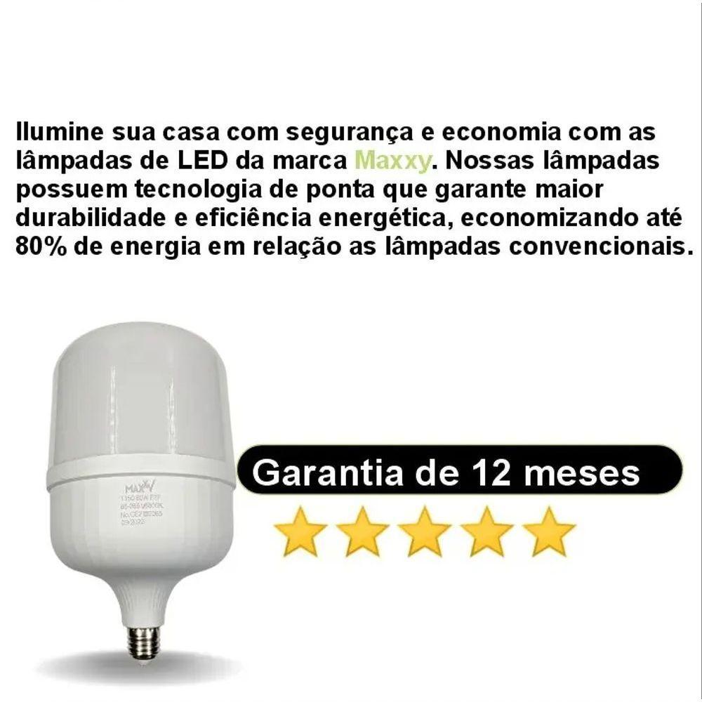 Lâmpada Led Bulbo 80w 6500k Max-2227 - 3