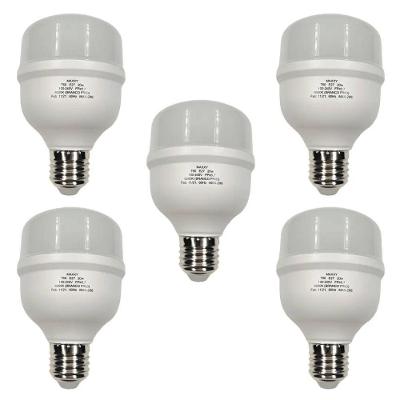 Kit Com 5 Lâmpada Led Bulbo 20w 6500k Max-0206