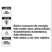 Kit Com 5 Lâmpada Led Bulbo 20w 6500k Max-0206 - 6