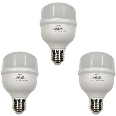 Kit Com 3 Lâmpadas Bulbo Led 20w 6500k Max-0206
