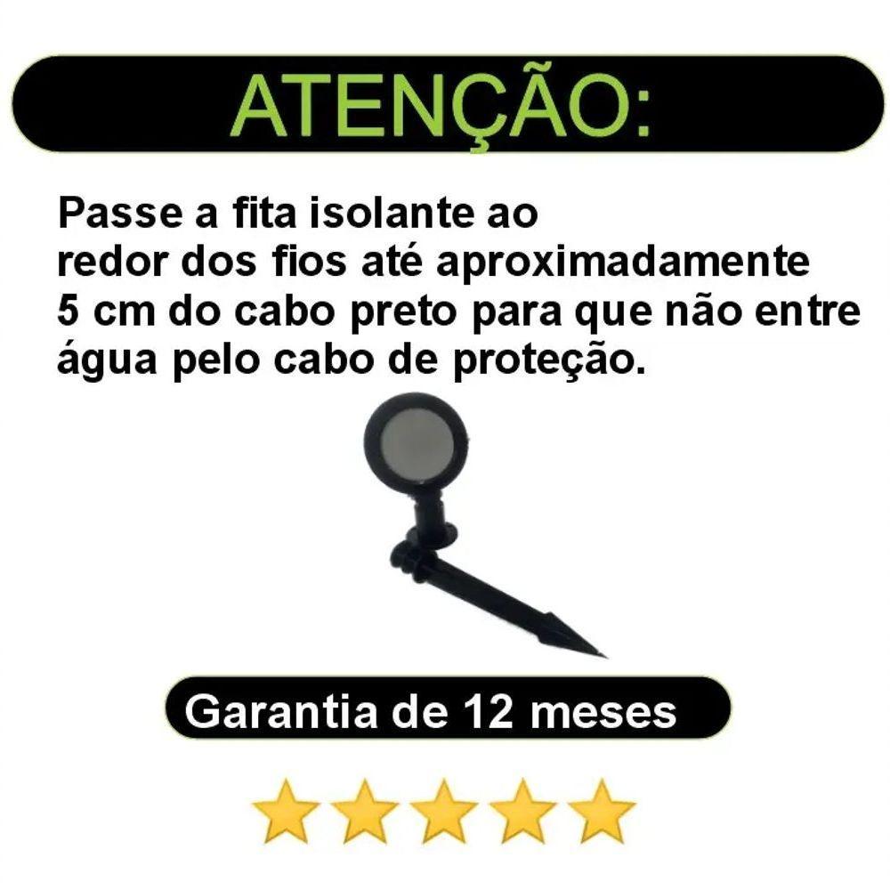 Espeto De Jardim 5w Led Projetor De Luz Prova D'água 3000k Max-0753 - 4